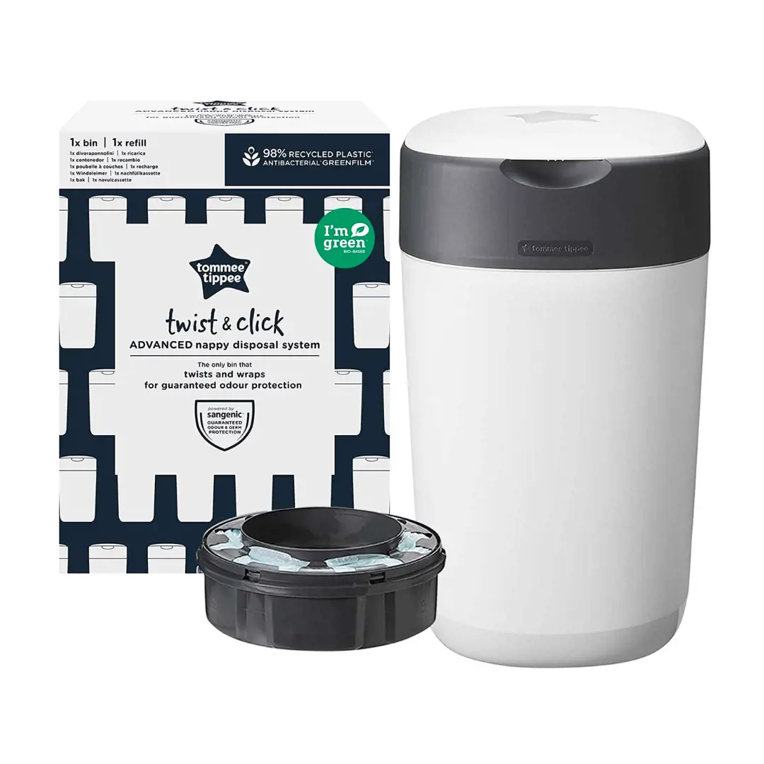 Tommee Tippee Twist and Click Advanced Nappy Bin