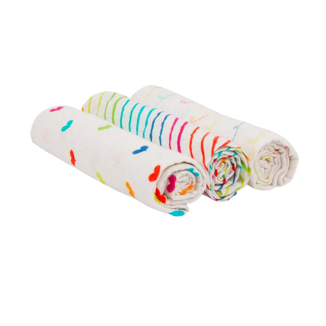 Pattie & Co 3-Pack Muslin Squares
