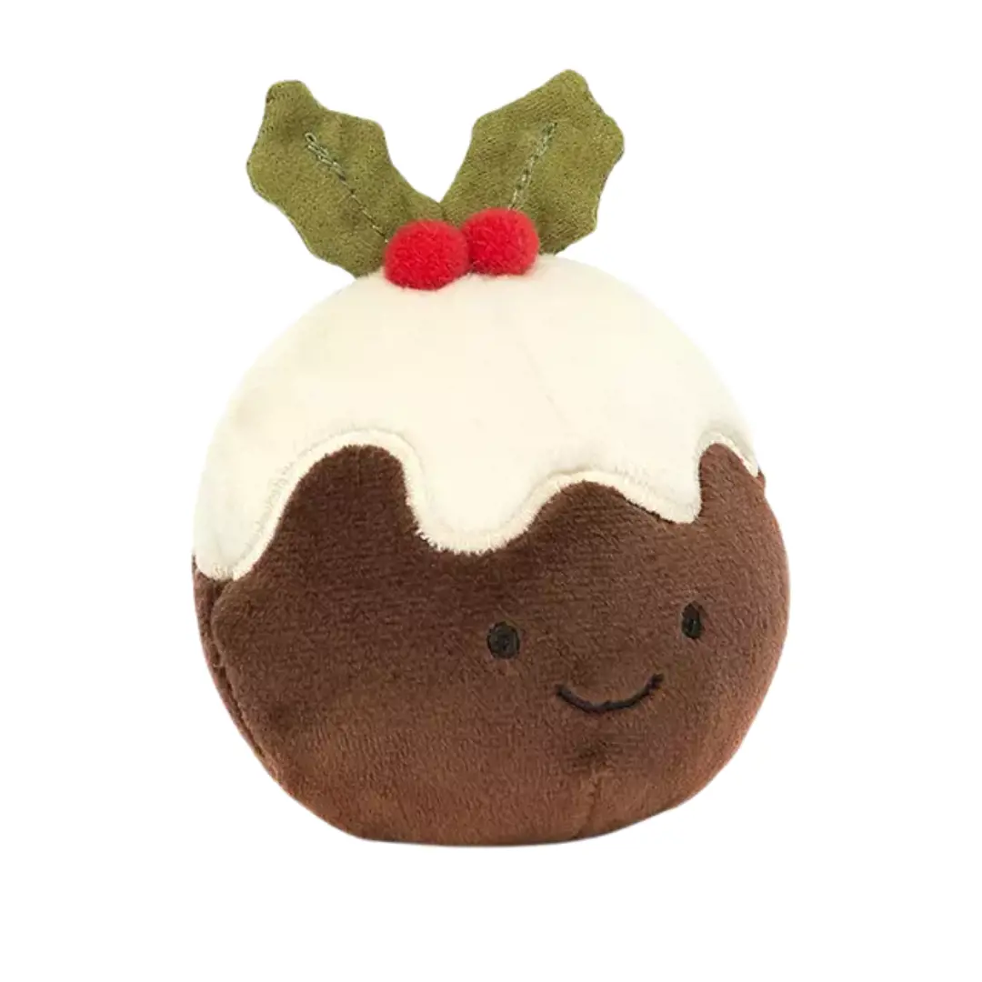 Jellycat Festive Folly Christmas Pudding Soft Toy