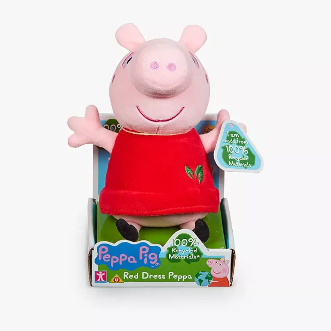 Peppa Pig Red Dress Peppa Soft Toy