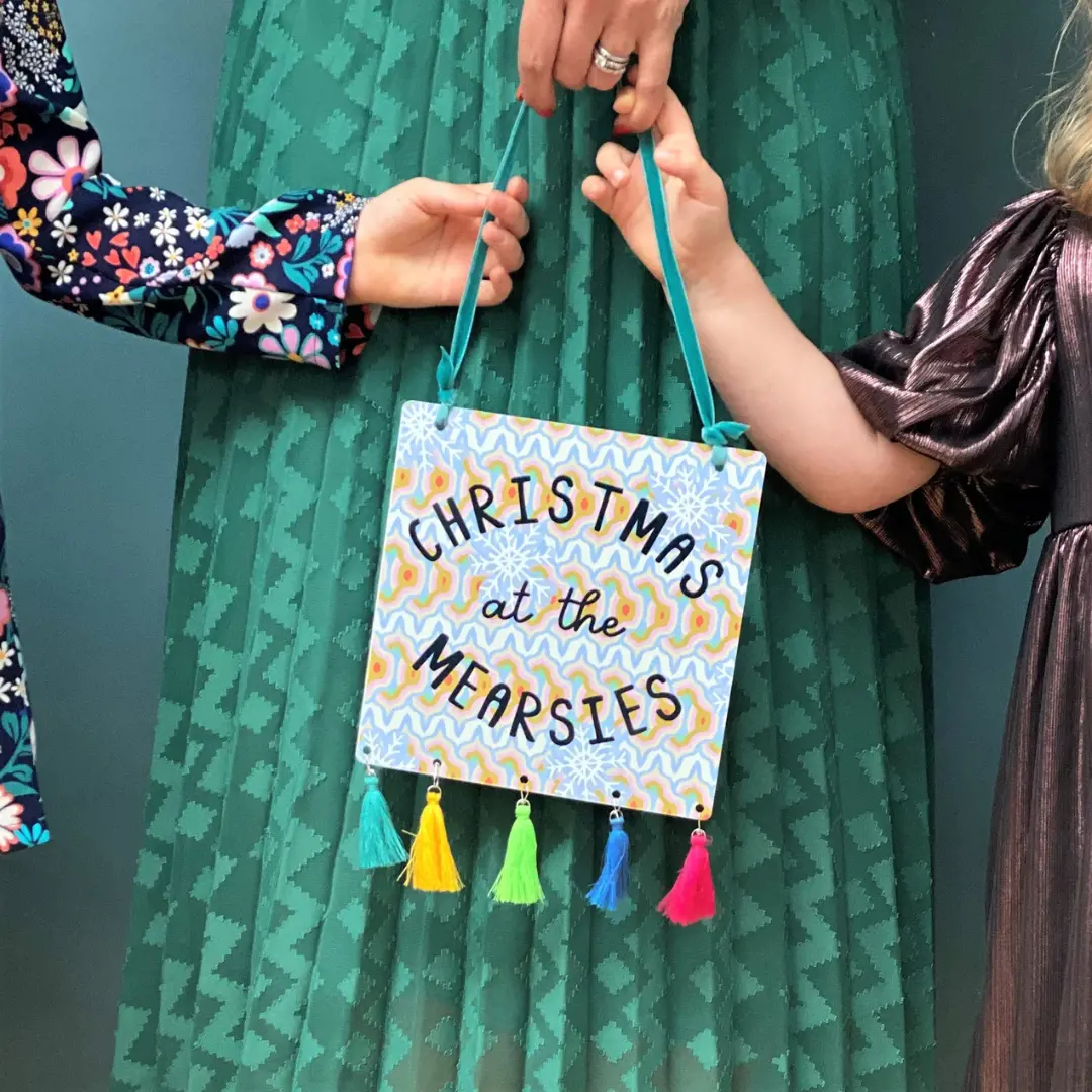 Family Christmas Sign