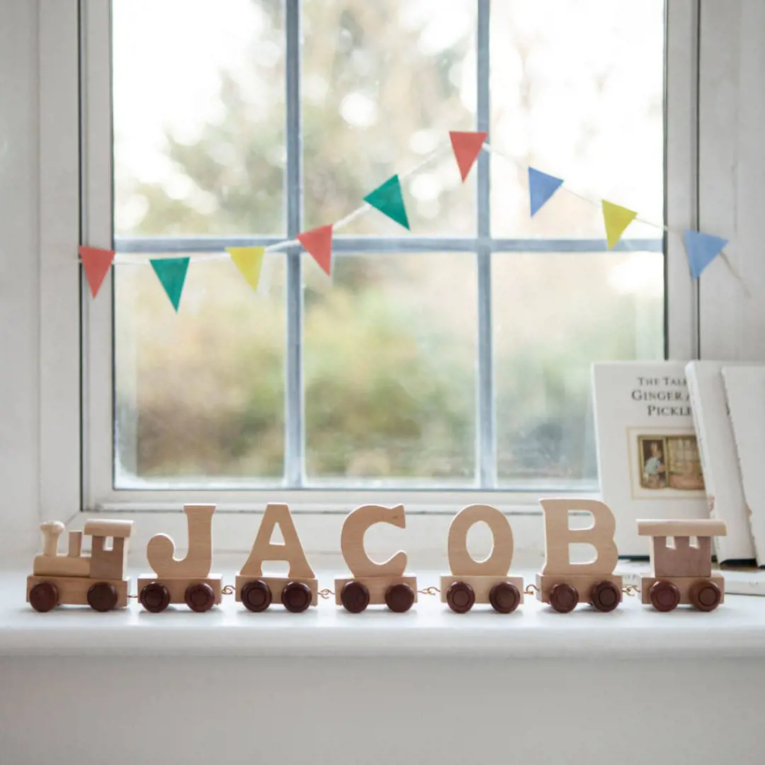 Personalised Wooden Train