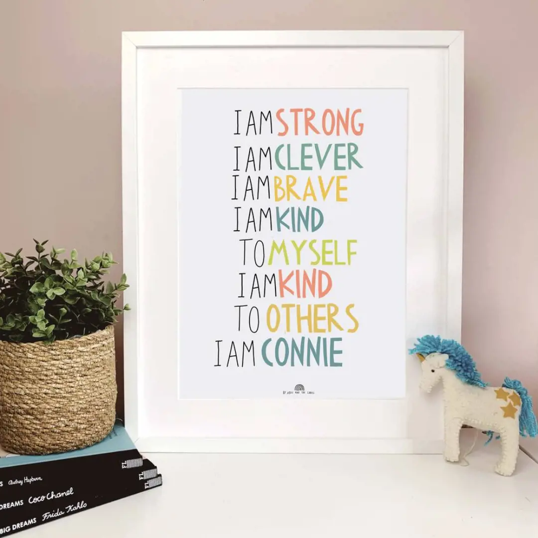 Personalised Children's Affirmation Print