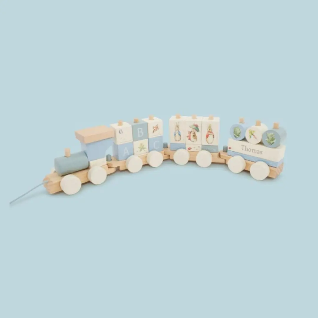 Personalised Peter Rabbit Pull-Along Train