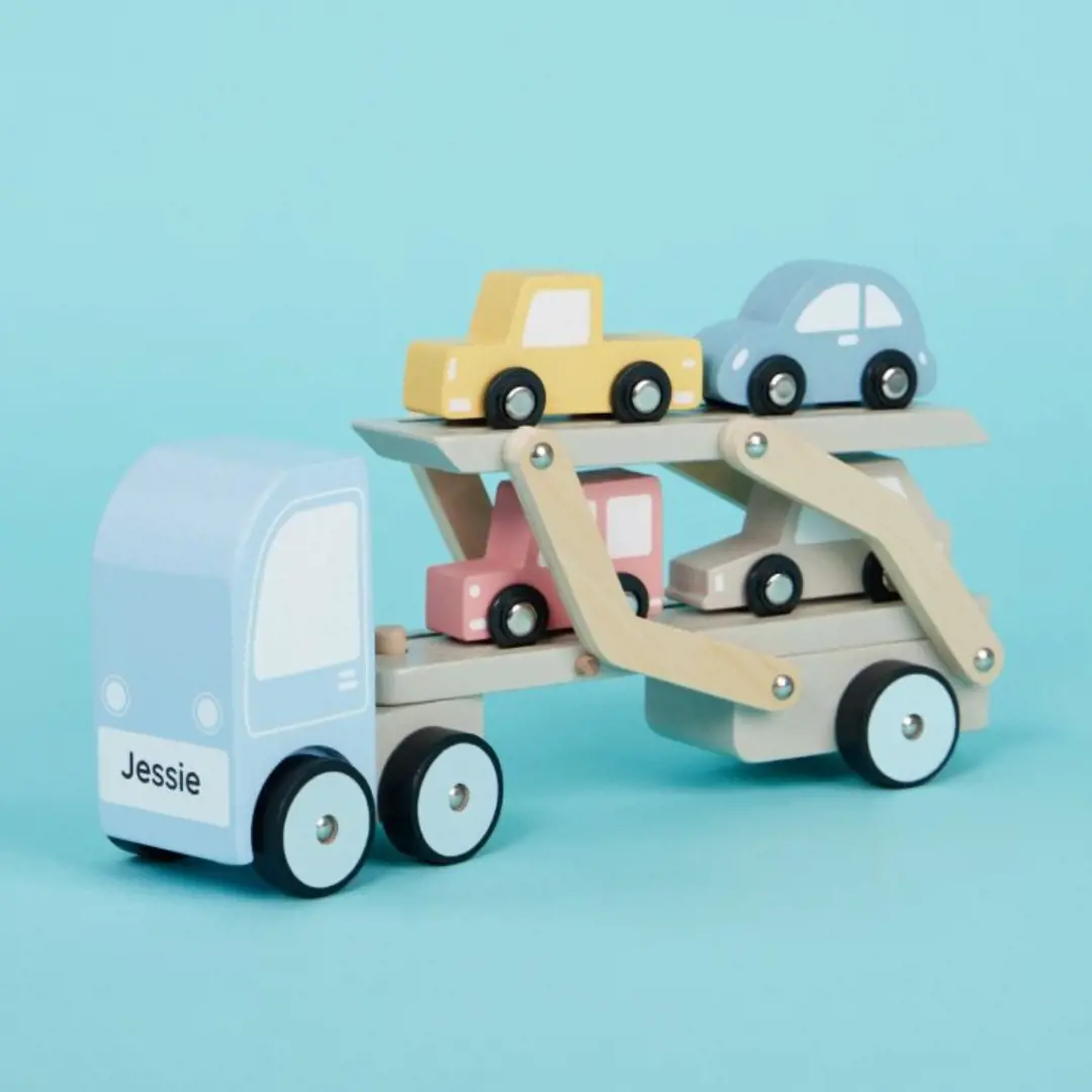 Personalised Transporter Lorry Wooden Toy