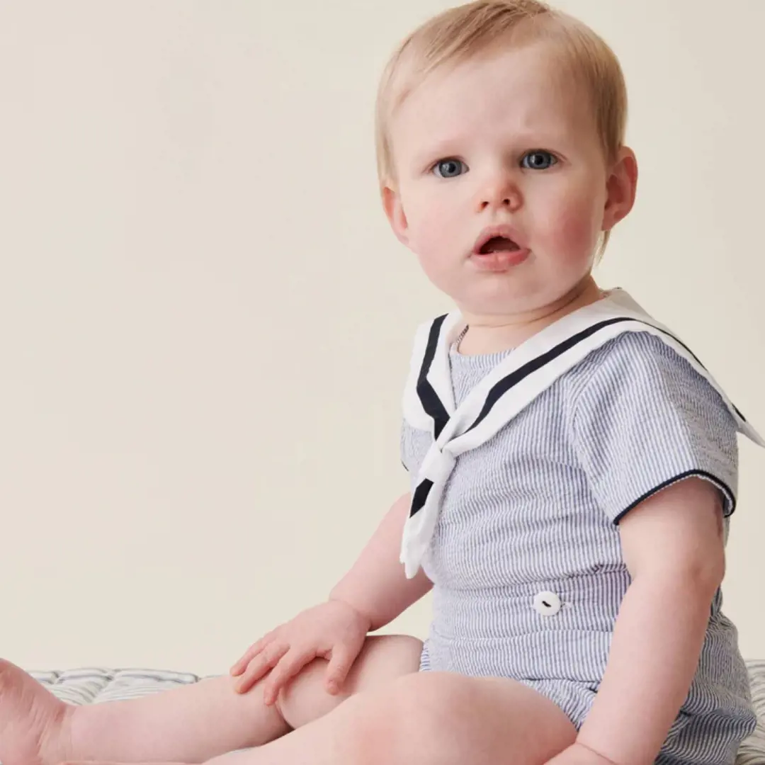 Blue Stripe Antonio Baby Boy Set