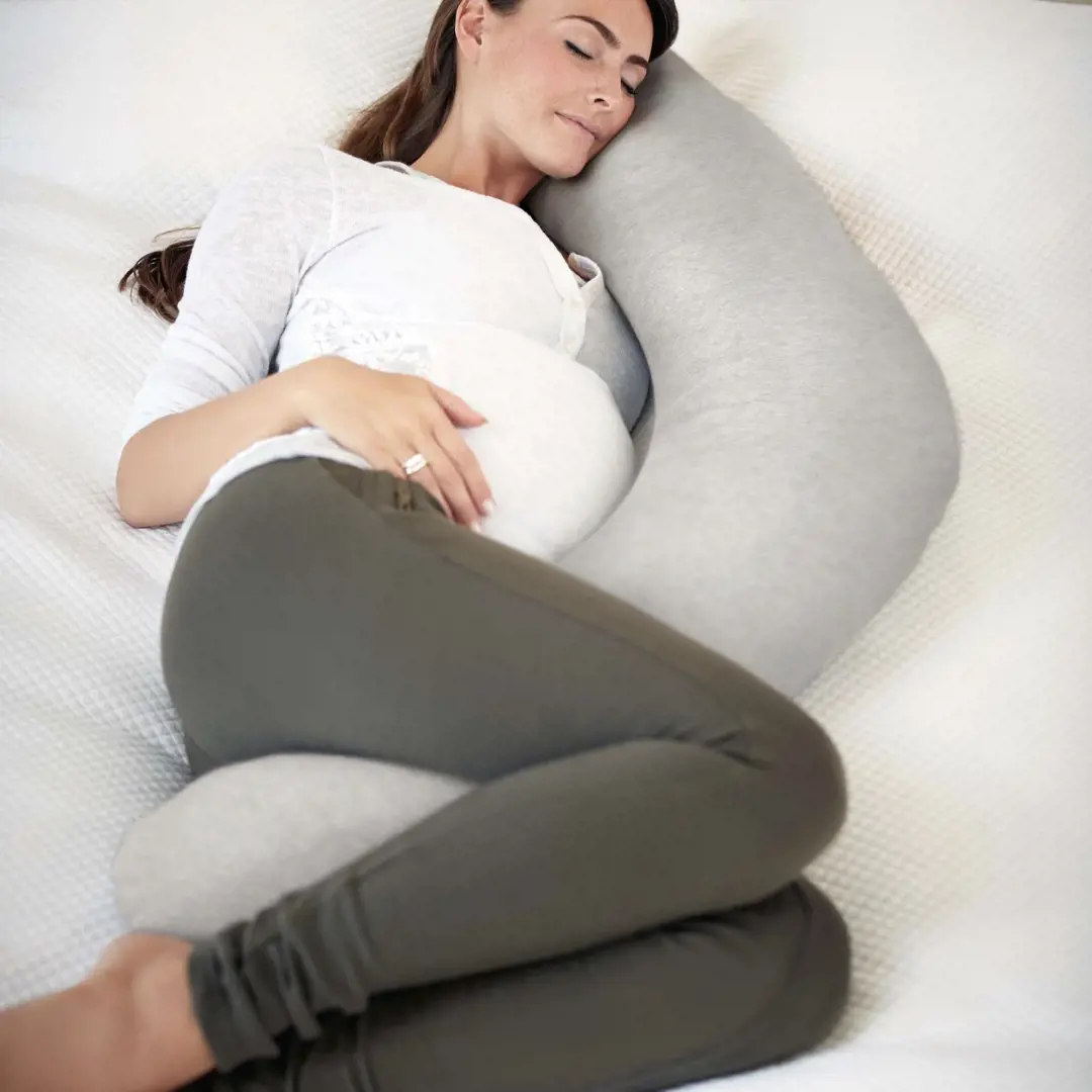 Pregnancy & Nursing Pillow - Soft Grey