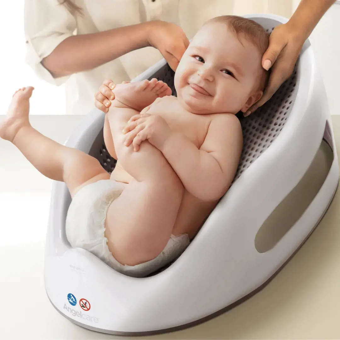Angelcare Soft Touch Baby Bath Support - Grey