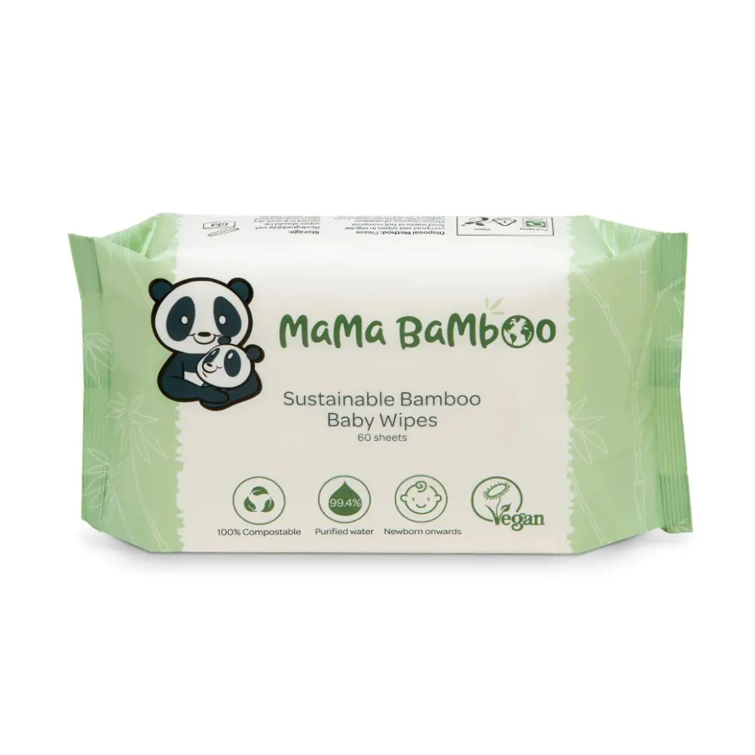 Mama Bamboo Biodegradable Baby Wipes