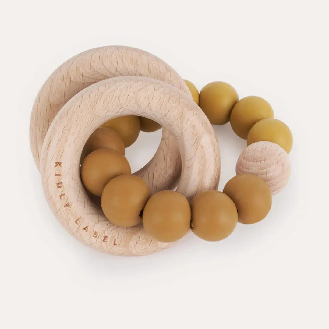 Wood & Silicone Ring Teether