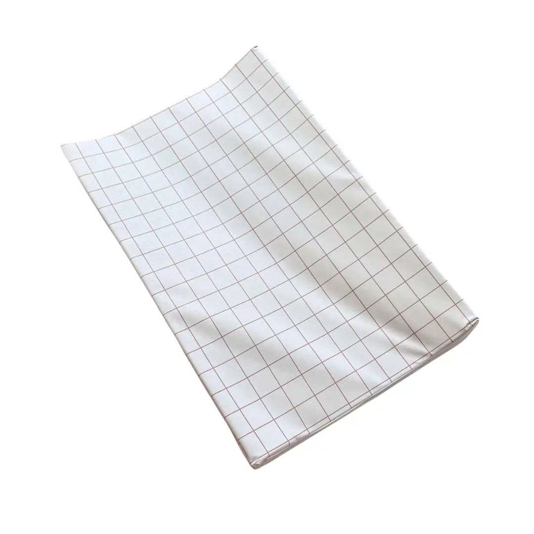 Mabel & Fox Wedge Baby Changing Mat - Mustard Grid
