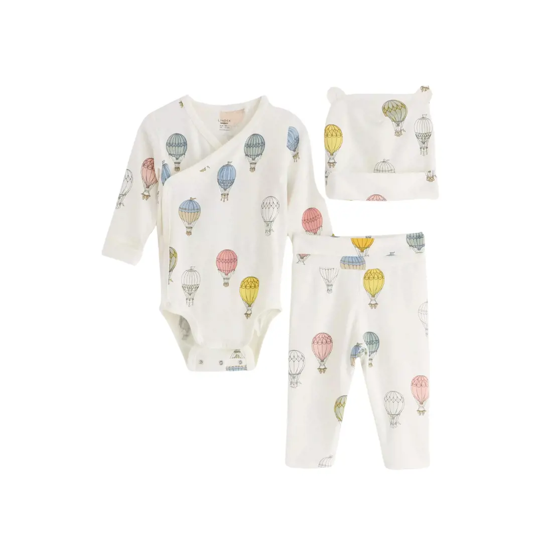 3-piece Baby Starter Kit - Light Dusty White