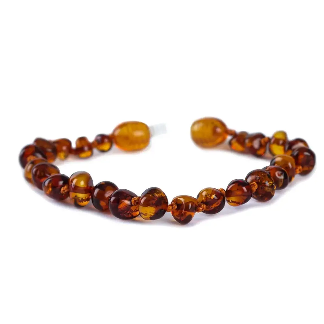 Baby J's Amber & Accessories Cognac Baltic Amber Anklet/Bracelet