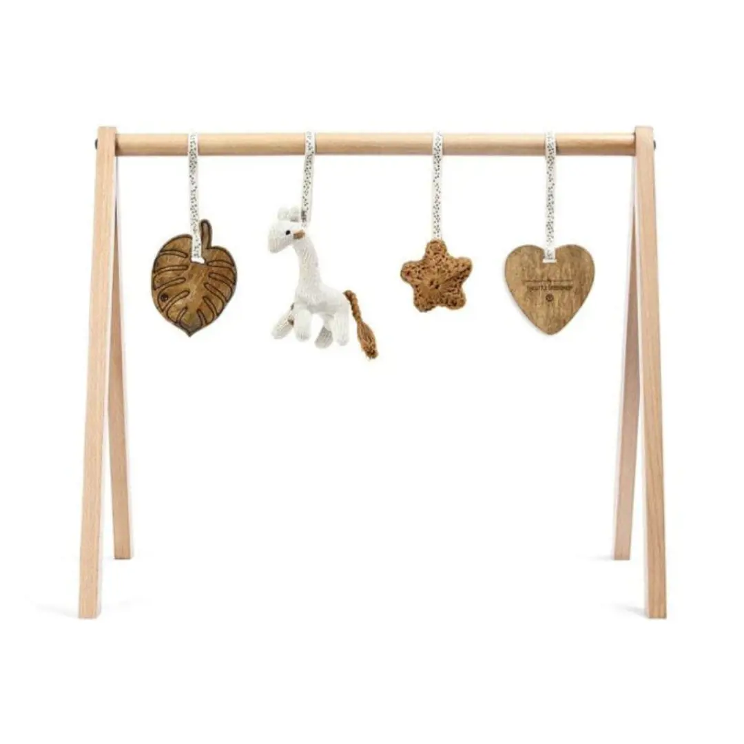 Baby Planet The Little Green Sheep Wooden A-Frame Baby Play Gym