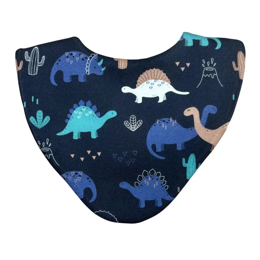 Bibbily Boo Blue Dino Bib