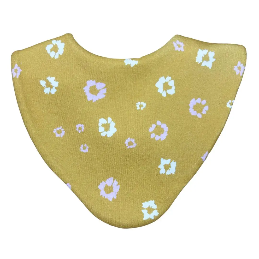 Bibbily Boo Yellow Floral Bib