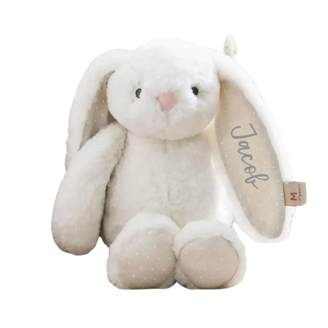 My 1st Years Personalised White Bunny Soft Toy