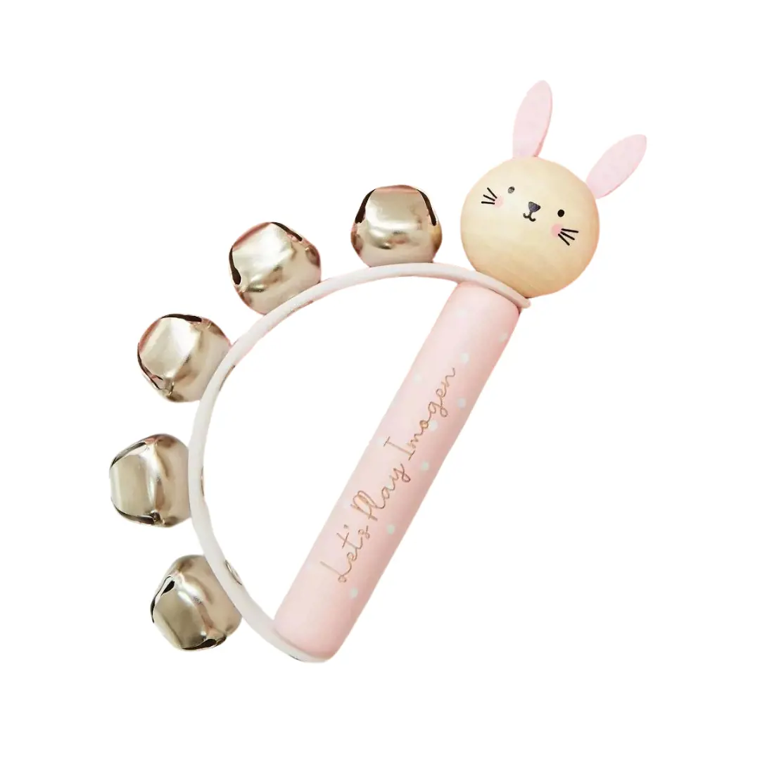 My 1st Years Personalised Wooden Bunny Handbell