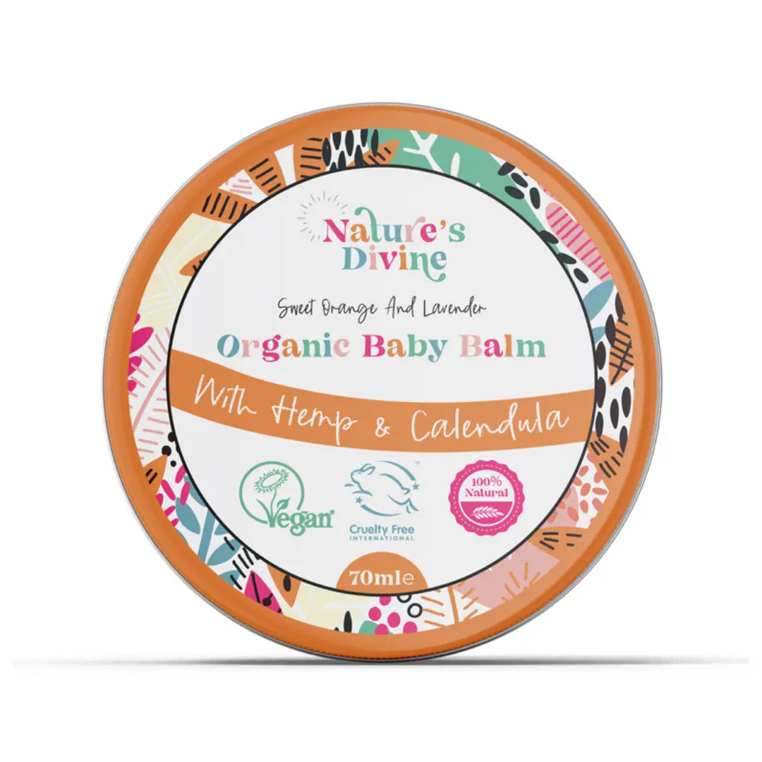 Natures Divine Organic Baby Balm with Calendula & Hemp