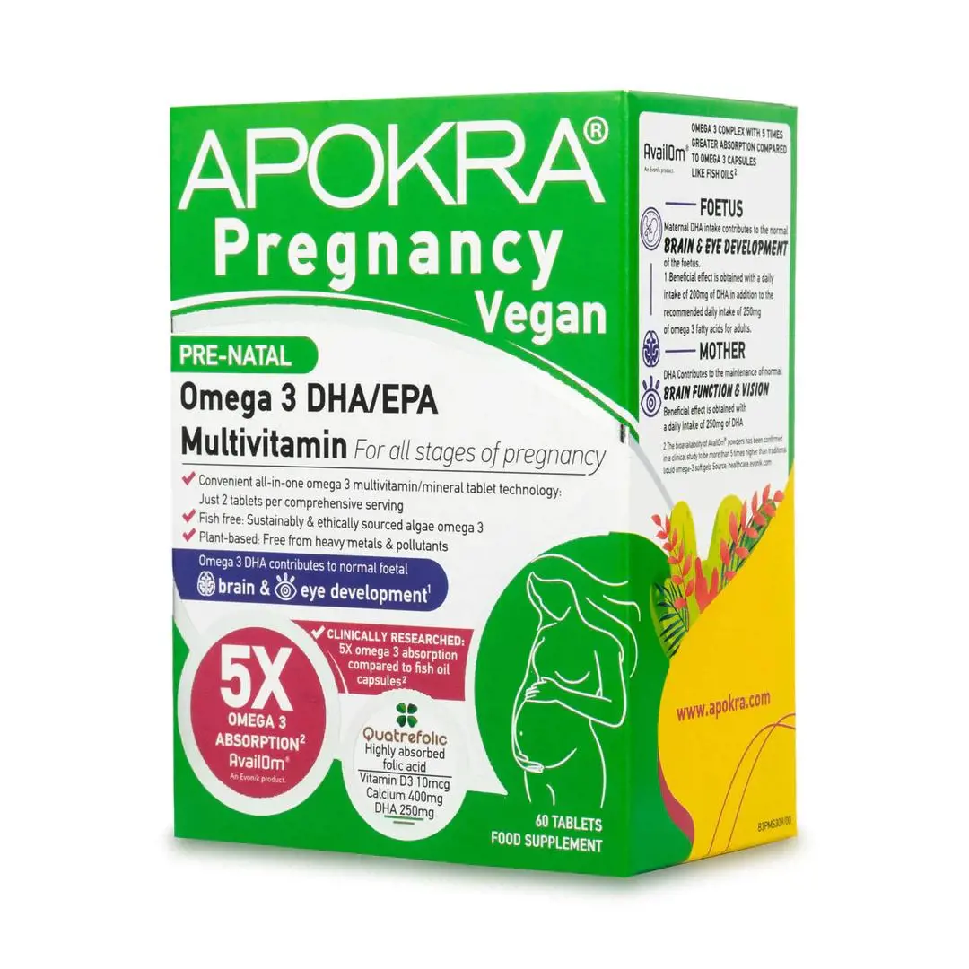 Apokra Vegan Pregnancy Multivitamins
