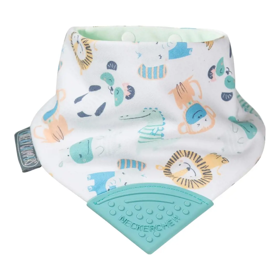 Cheeky Chompers Baby Bib with Teether
