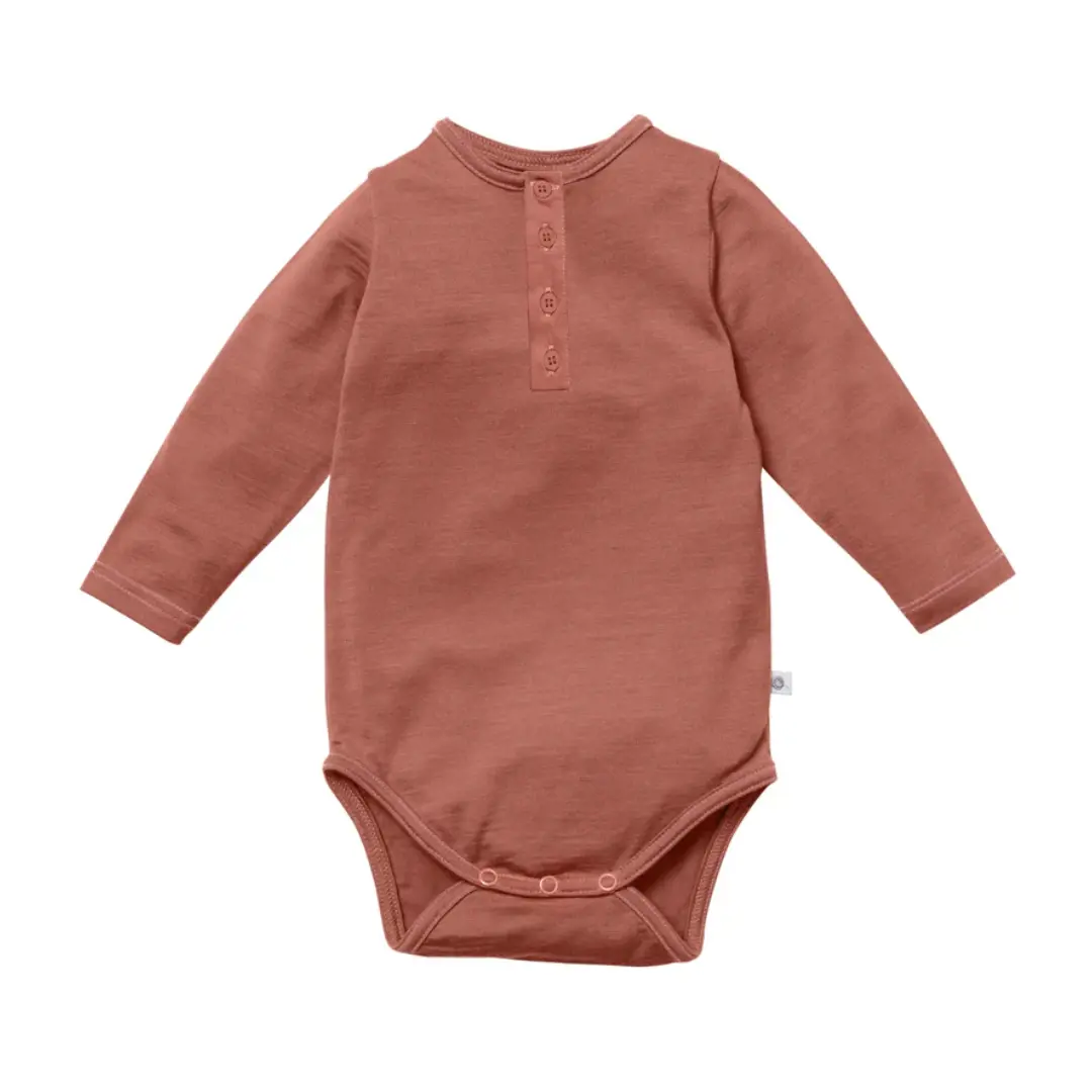 Grow Wild Merino Wool Baby Bodysuit