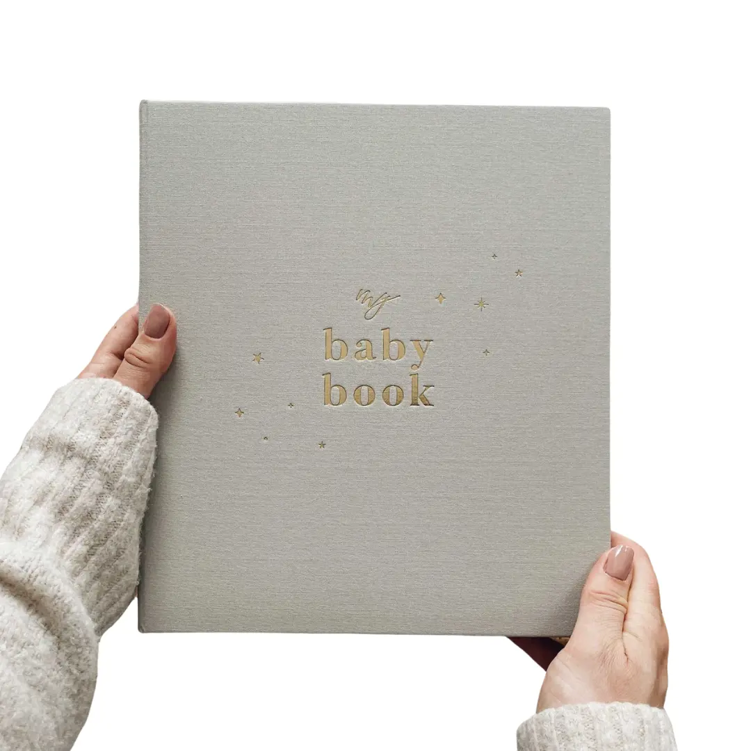 Blush & Gold Baby Book Misty