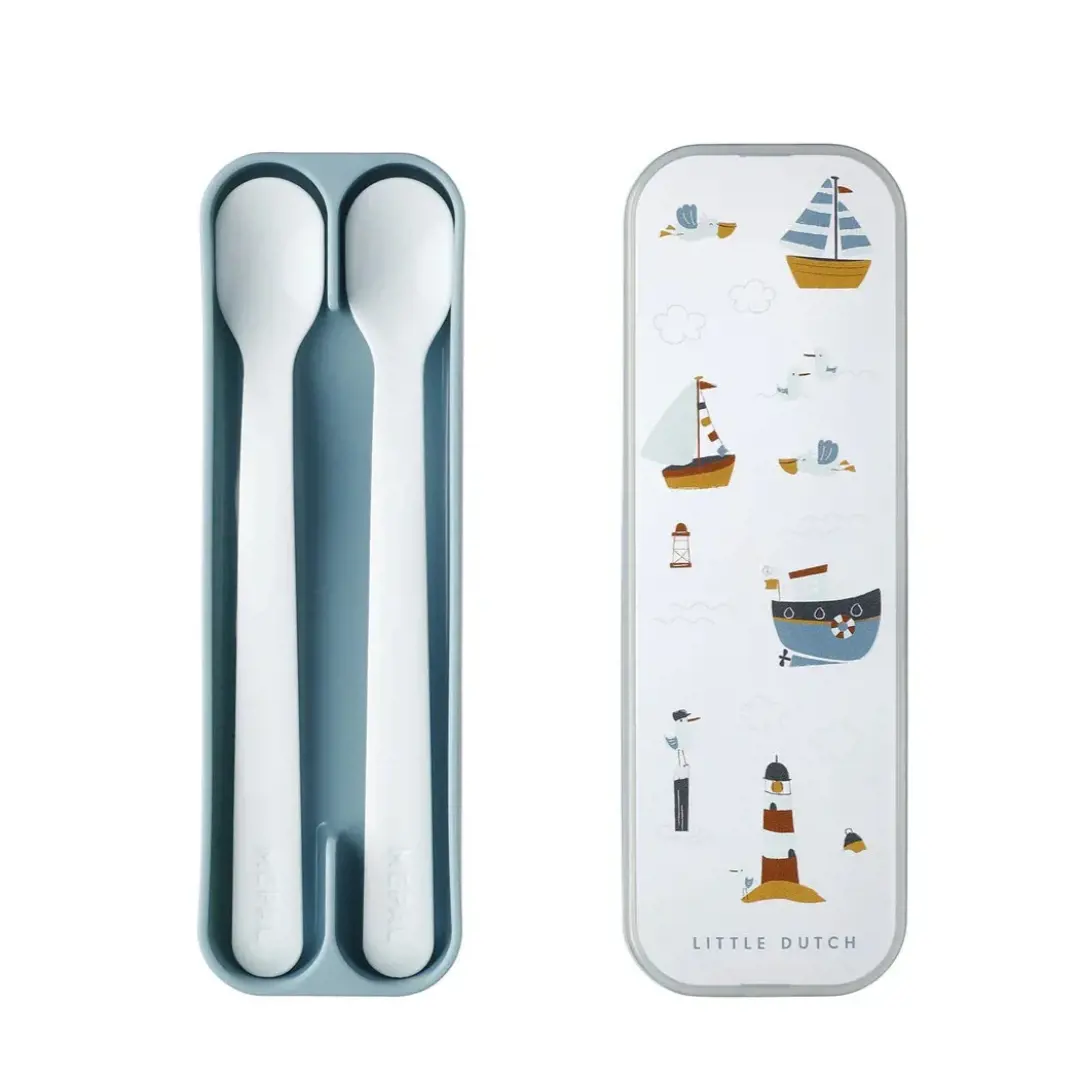 Little Dutch Feeding Spoon Sailors Bay (2 Pack)